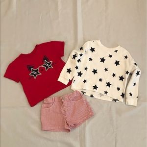 Red, White, and Blue, Size 5 Set🎇❤️🤍💙🇺🇸